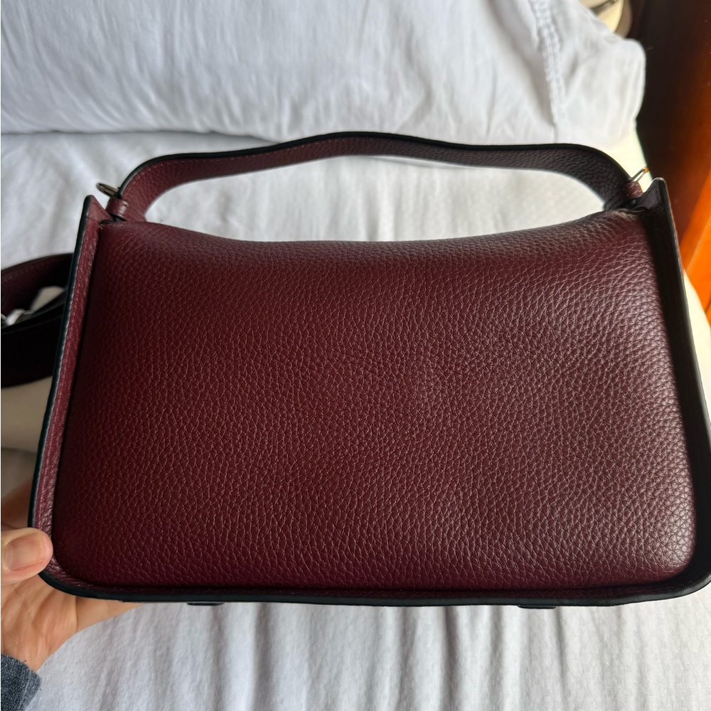 The Horse Burgundy Clementine bag with silver tone hardware - Picture 3 of 7